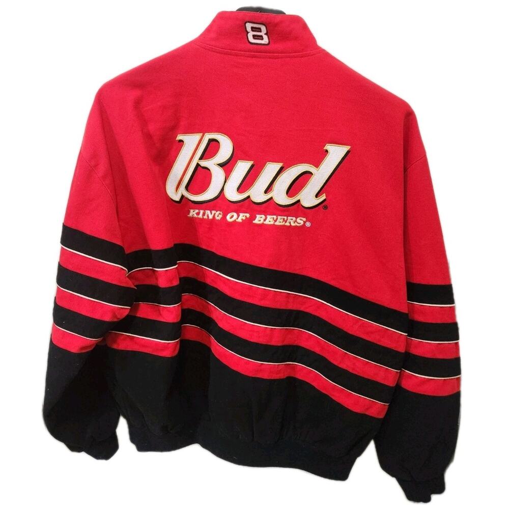 Dale Earnhardt Jr. #8 Budweiser Chase Authentics Racing Jacket Size XL - Picture 4 of 10